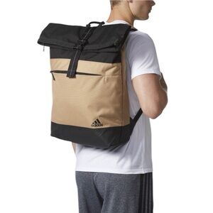 ADIDAS Sport ID Backpack medium beige cardboard / black NEW!!